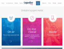 Tablet Screenshot of lagardere.cz