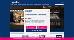 Desktop Screenshot of lagardere.fr
