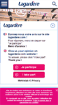 Mobile Screenshot of lagardere.fr