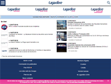 Tablet Screenshot of lagardere.fr