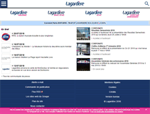 Tablet Screenshot of lagardere.com